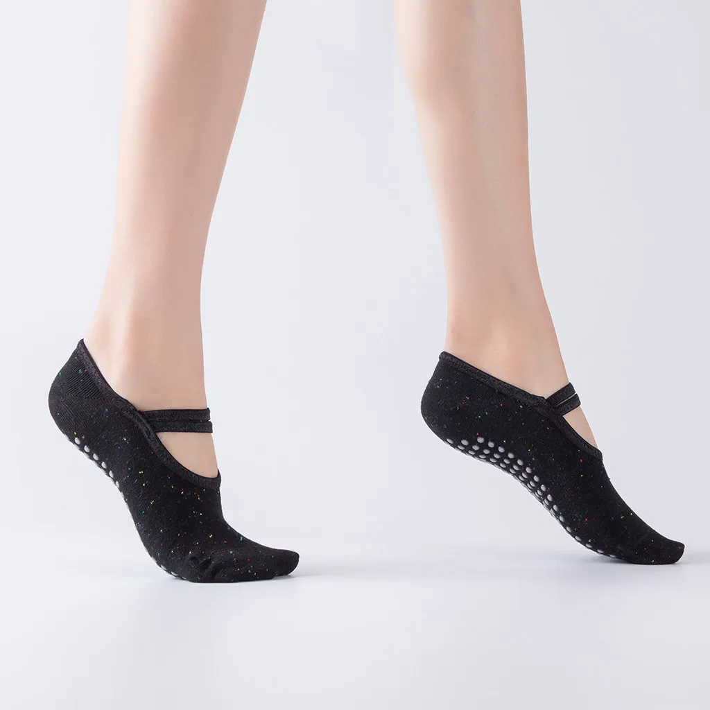 1 пара занятий спортом йогой носки тапочки для Для женщин Нескользящие женские