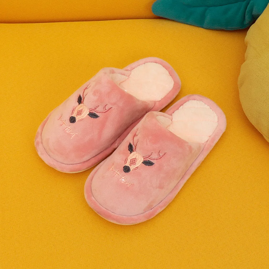 

Men's slippers Winter slippers Non slip Indoor Shoes Women Men Winter Home Slippers Non-slip Indoors Bedroom Floor Warm Shoes
