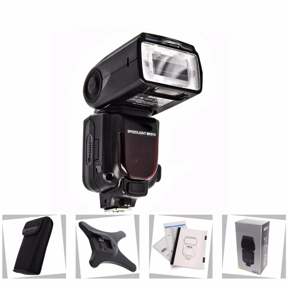 Вспысветильник для камеры Meike MK910 1/8000s sync TTL Speedlite Nikon D7100 D7000 D5300 D5100 D5000 D5200 D90 D70 +