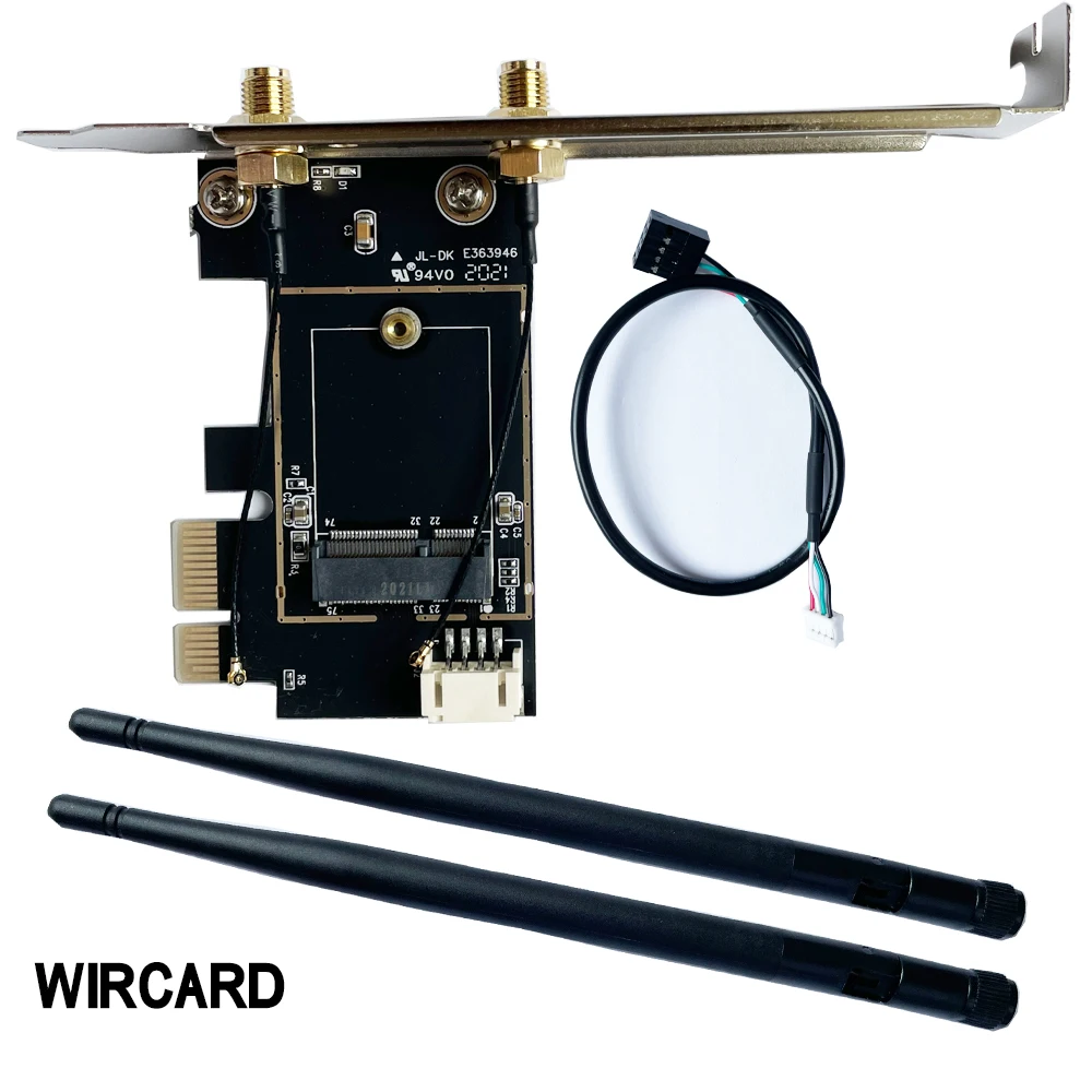 PCIE Wi-Fi адаптер для беспроводной сетевой карты M2 NGFF стандартная антенна рабочего