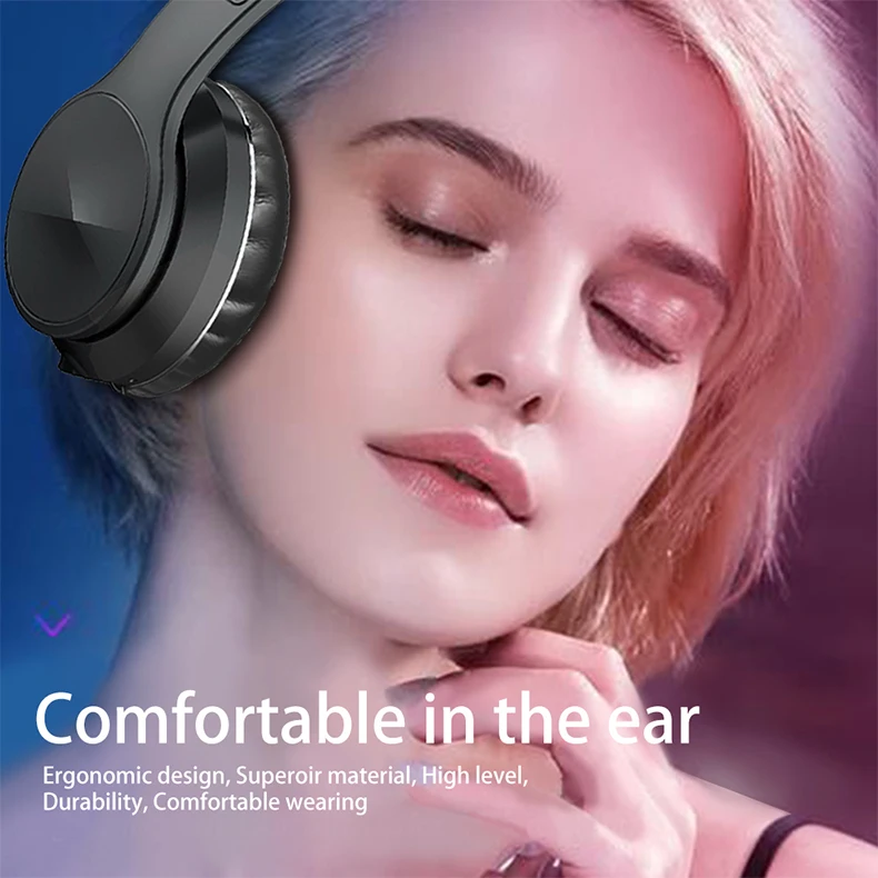 

EL-B4 Bluetooth Wireless Headphone Foldable Stereo High Quality Sound Bluetooth Sport Headset Support TF Card FM Radio AU