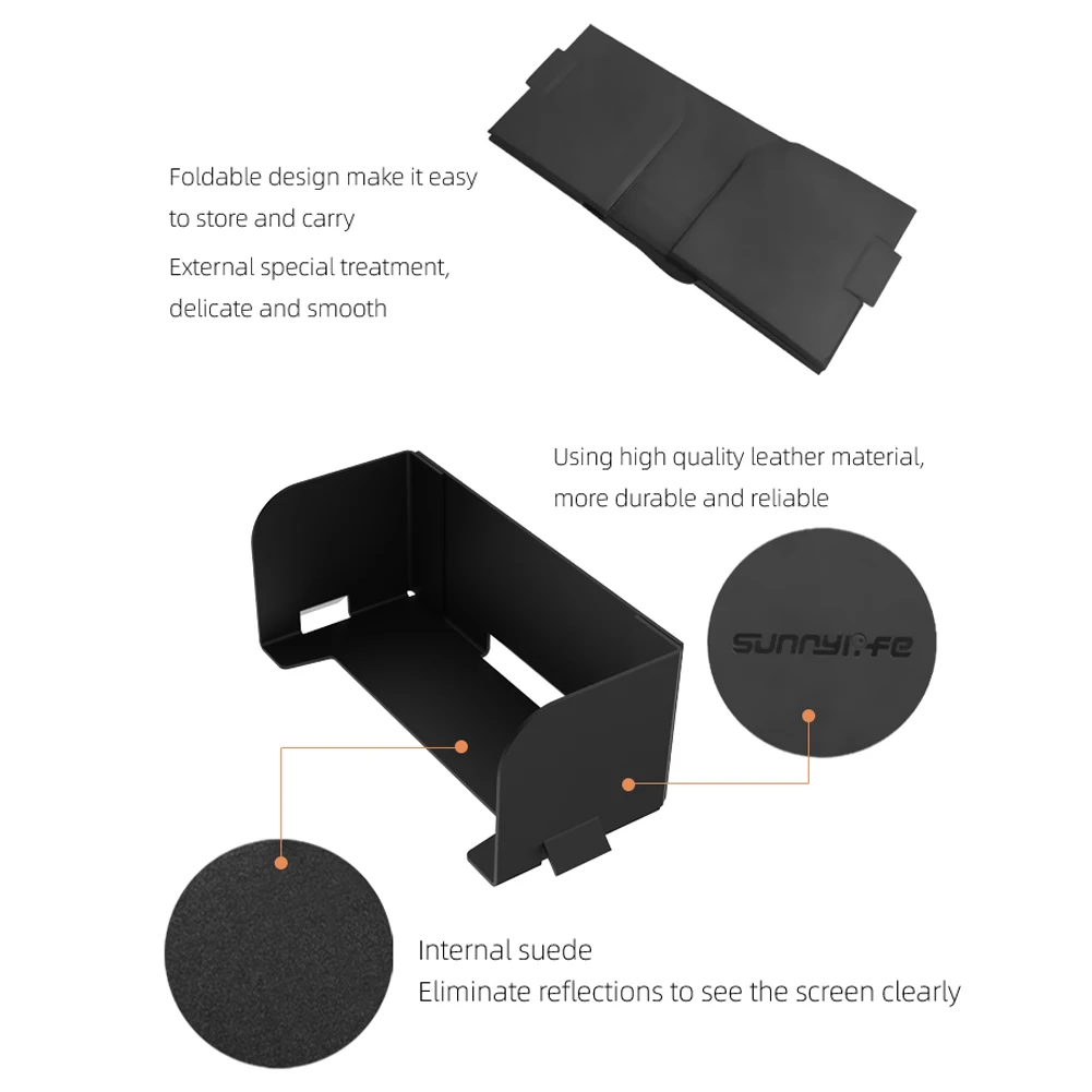 Солнцезащитный козырек для планшета солнцезащитный телефона складной кожаный