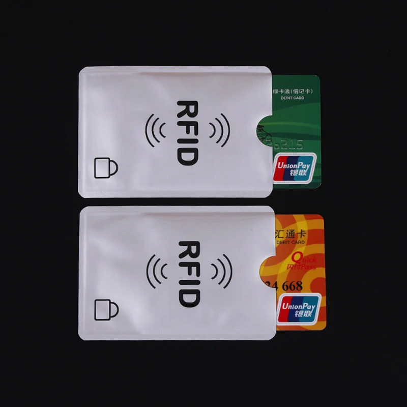 1 шт. защита от сканирования кредитных карт rfid блокировщик защитный чехол для NFC
