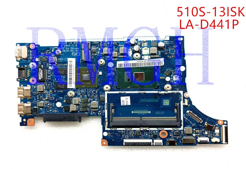 

FAST SHIPPINGF NEW ITEM. BIUSO FOR LA-D441P FOR Lenovo 510S-13ISK LAPTOP MOTHERBOARD MAIN BOARD ONBOARD CPU SR2EX 4405U