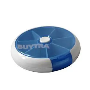 Новый Круглый 7 слотов Еженедельные таблетки чехол s Коробки Витамин Медицина