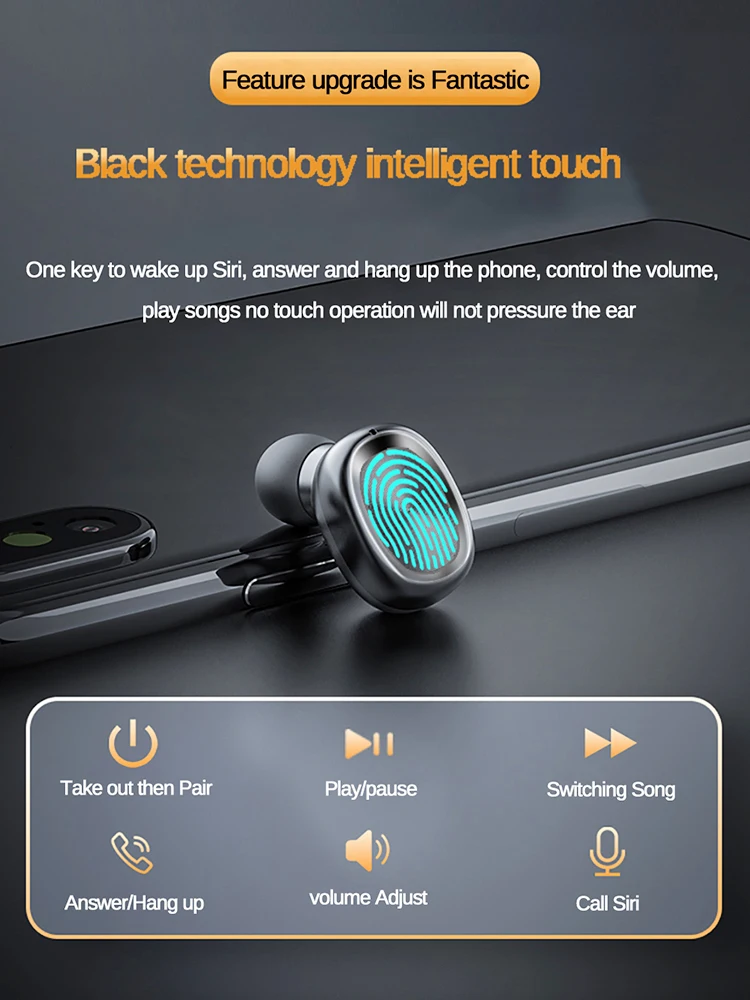 B9 наушники Tws Беспроводной Bluetooth 5 0 8D Hi-Fi стерео Бас Headest с светодиодный Дисплей
