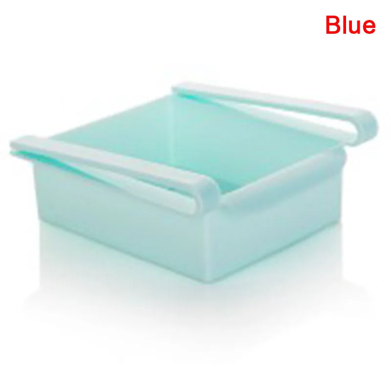 

Adjustable Kitchen Refrigerator Storage Rack Fridge Freezer Shelf Holder Pull-out Drawer Kitchen Organizer