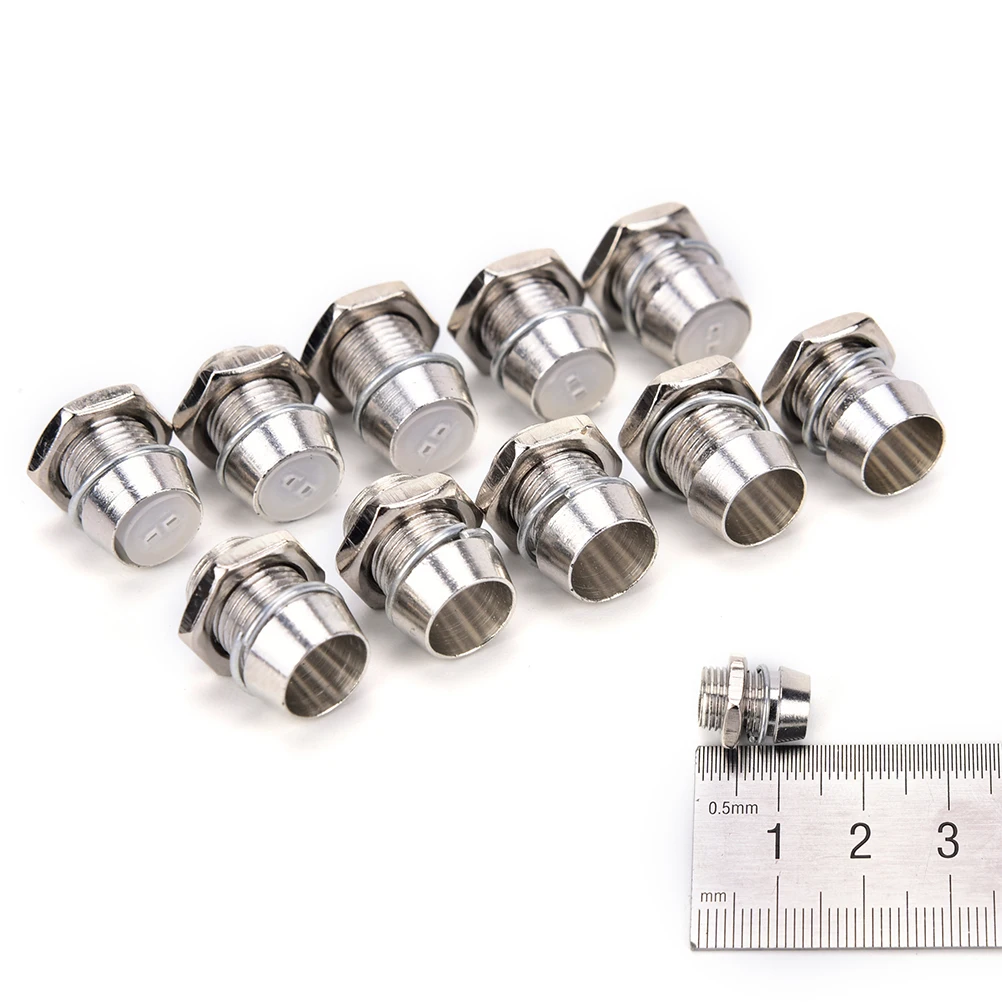 

Wholesale 10 Pcs/lot Copper Metal 5mm Light Emitting Diode LED Holder Mount Panel Display