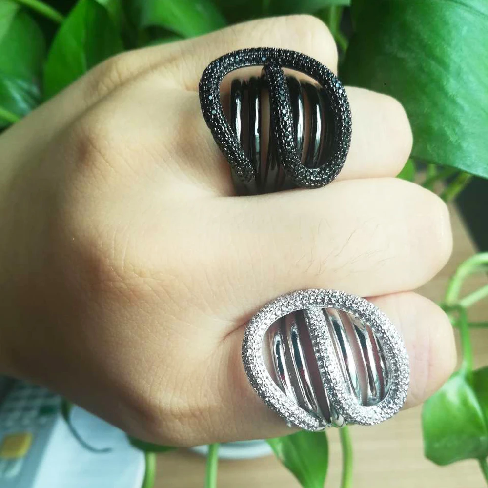 Женское кольцо SISCATHY onaco роскошное эффектное составное для помолвки свадебное в