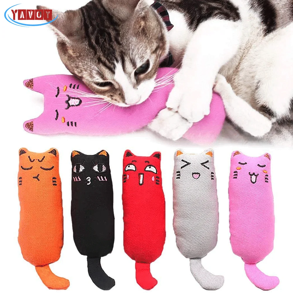 

5 шт., жевательная игрушка для кошек, кошачья мята