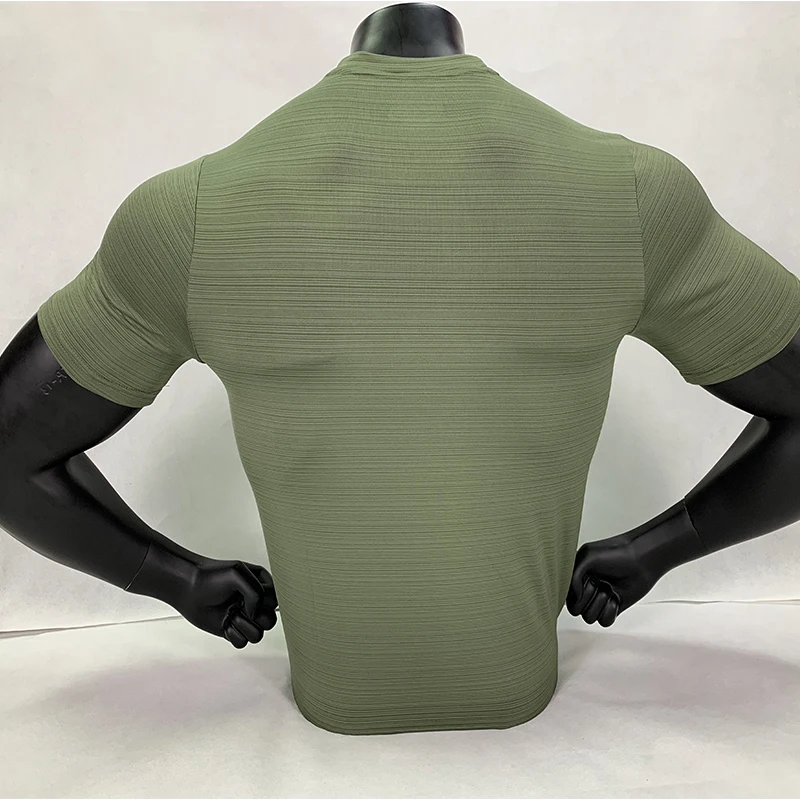 Мужские футболки для тренировок и бега Компрессионные спортивные с коротким