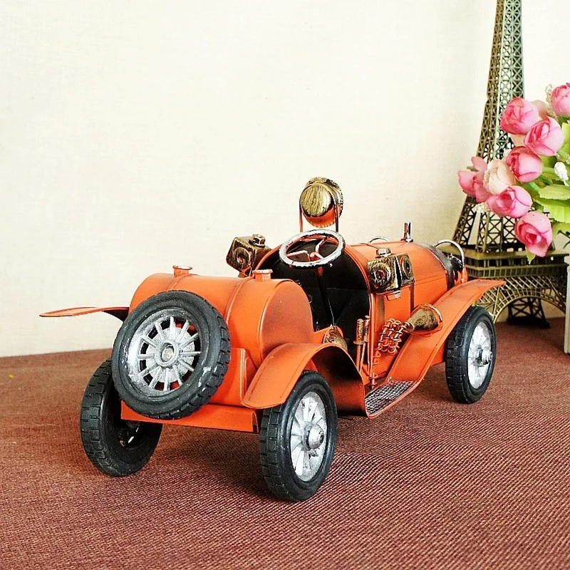 Винтажная металлическая фигурка для автомобиля домашний декор Игрушечная