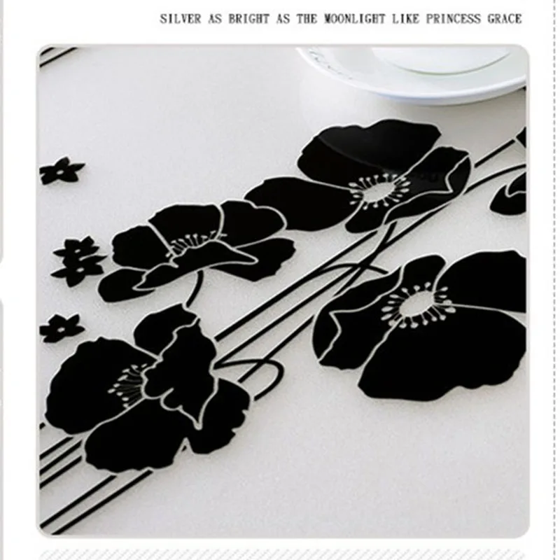 Прозрачная Водонепроницаемая скатерть ПВХ мягкое стекло журнальный столик