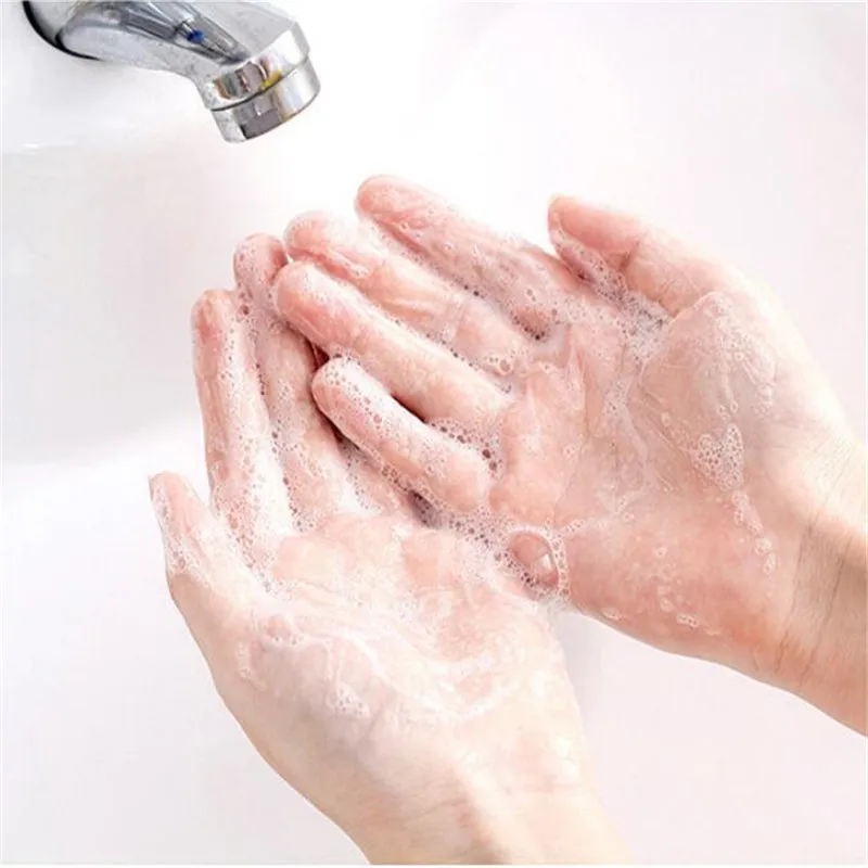 

100Pcs/20Pcs Disposable Soap Paper Clean Scented Slice Foaming Box Mini Paper Soap For Outdoor Travel Use Random Color Dropship