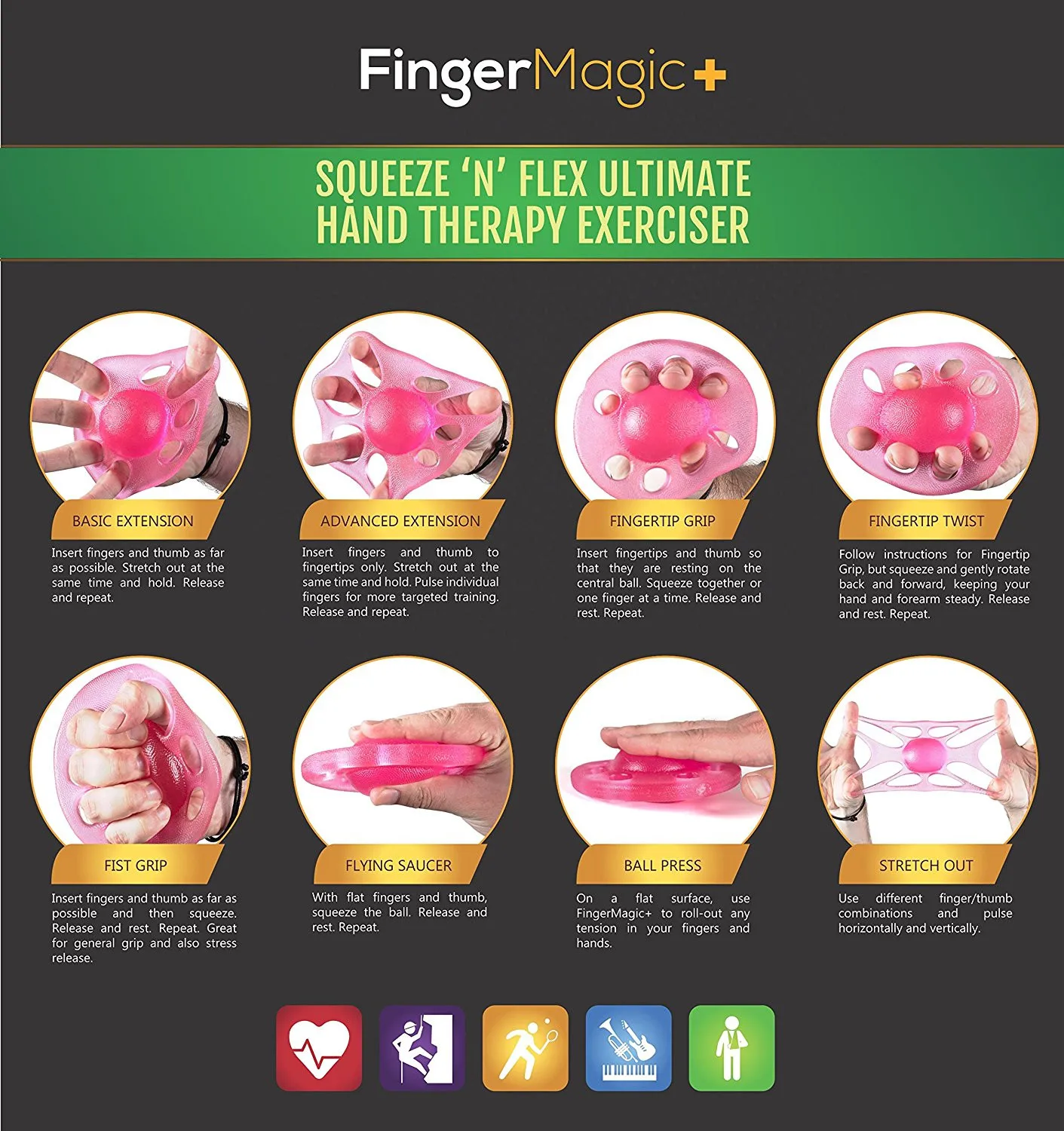 Набор резистивных лент набор ручных ручек 8 отверстий тренажер для рук носилки