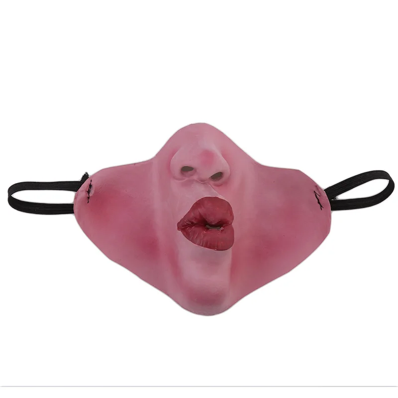 

Women Man Anime Cosplay Costume Eyeshade Horrible Embroidery Single Mask