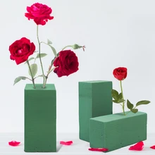 1/3/6PCS Floral Foam Block Flower Bricks Wedding Flower Holder Artificial Handle Bridal Foam Roses Foam Flowers Home Decoration