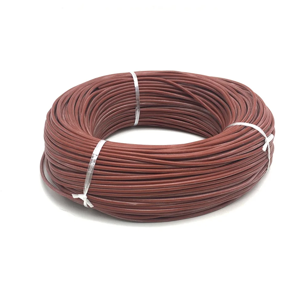 Red Электрический 12K 33ohm/m нагревательный кабель из углеродного волокна 220V инфракрасный теплый напольный провод домашний нагреватель - Цвет: Red