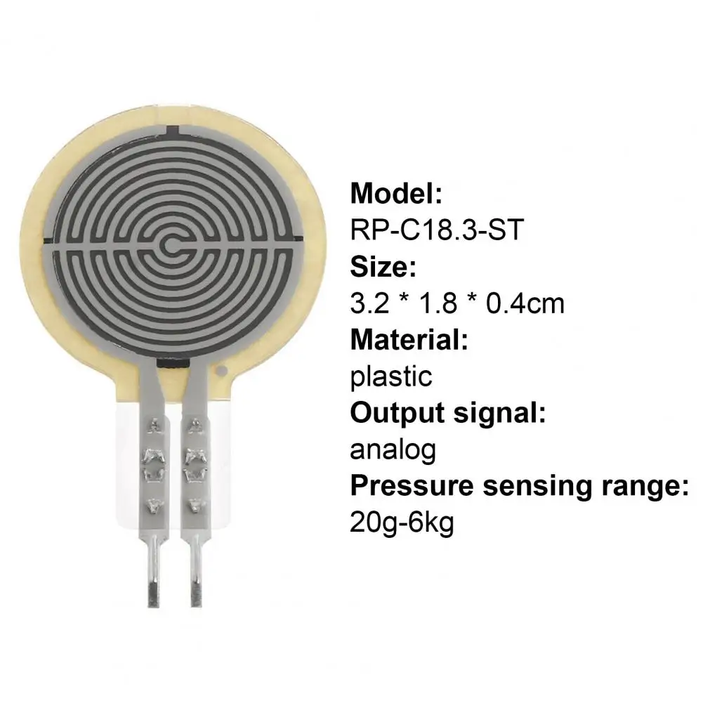 

RP-C18.3-ST Pressure Sensor Mini Waterproof Resistive Multipurpose Sensitive Resistor for Consumer Electronics