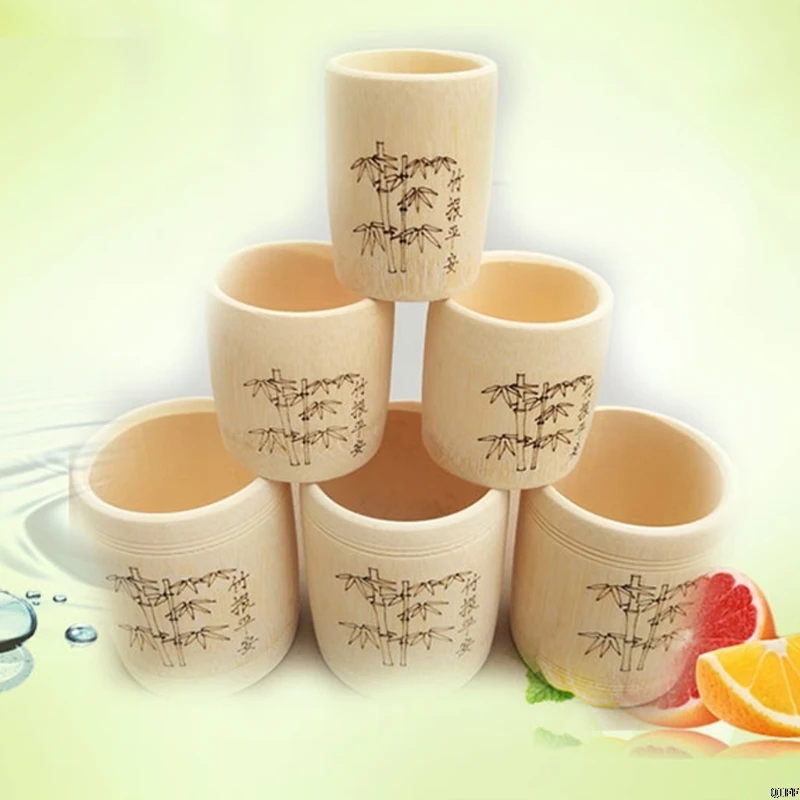 

Бамбуковая деревянная чашка для напитков, чашка для кофе, чая, бокал для завтрака, пива, молока, вина