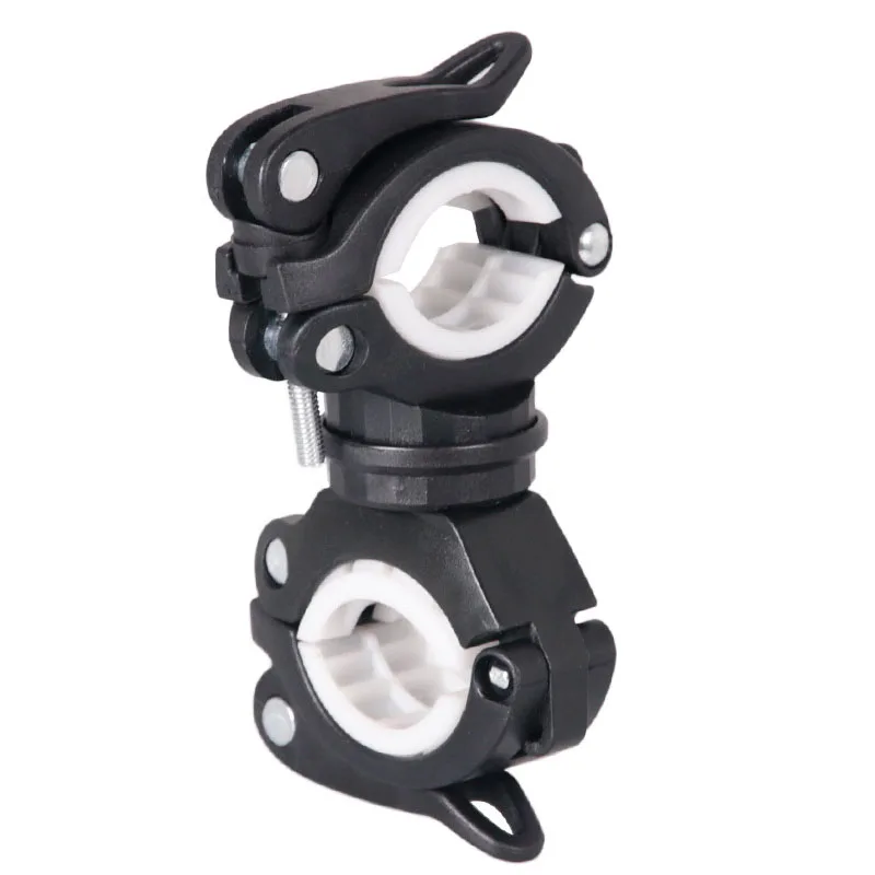 

360° Bicycle Bike Flashlight Clip Holder Mount Clamp For LED Lights Torch-Lamp