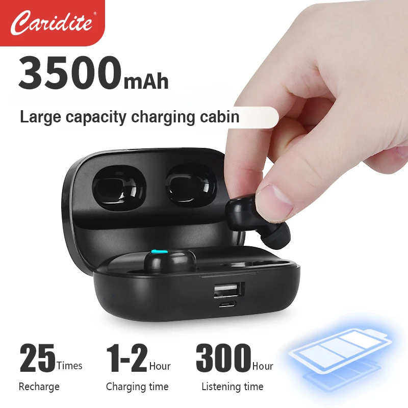 Caridite новые трендовые Instagram светодиодные Bluetooth наушники с зарядным устройством