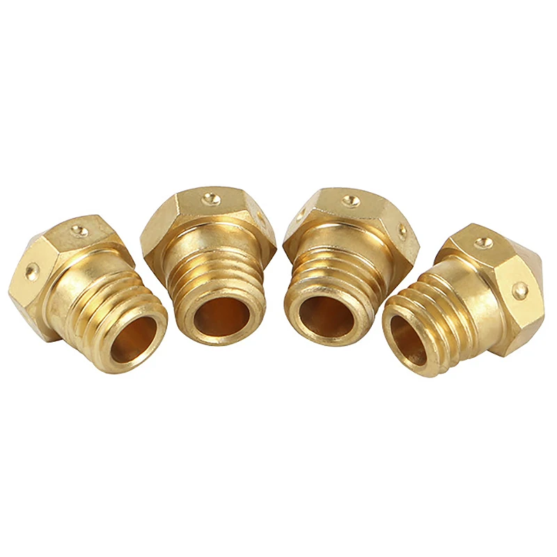 3D принтер Экструдер аксессуары Mk10 Резьбовая латунная насадка 1 75/0 4 мм для Wanhao I3 Plus