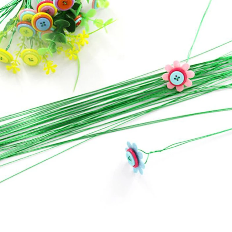 

Iron Wire Floral Stems Supplies DIY Handmade Craft Making Scrapbook Craft Fake Flower Accessories High Quality Safety Iron Wire