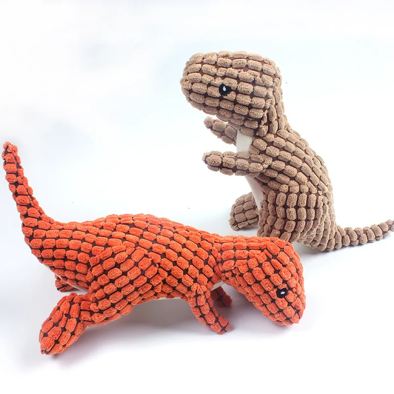 Pet динозавр Форма долговечность плюшевая собака игрушки для животных