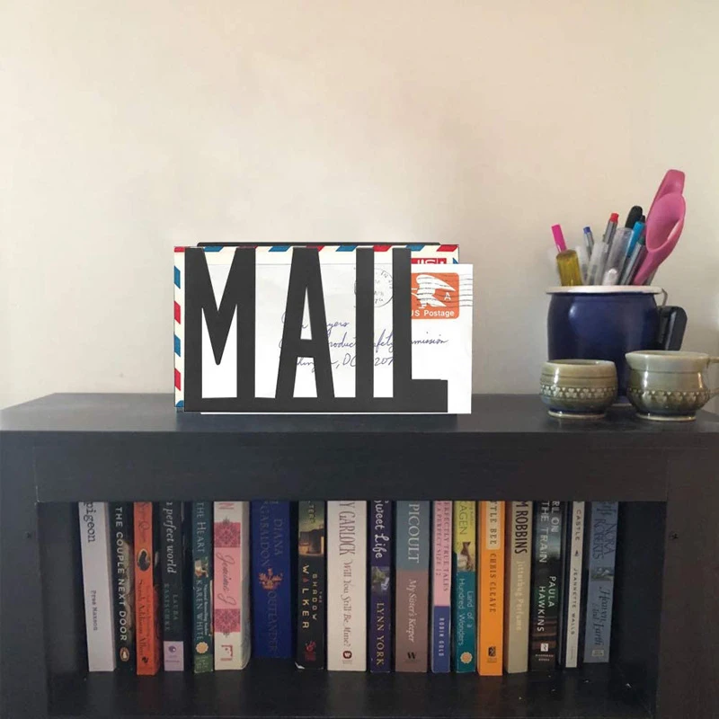 Креативный Настольный Железный Держатель для почтовых писем органайзер-конверт