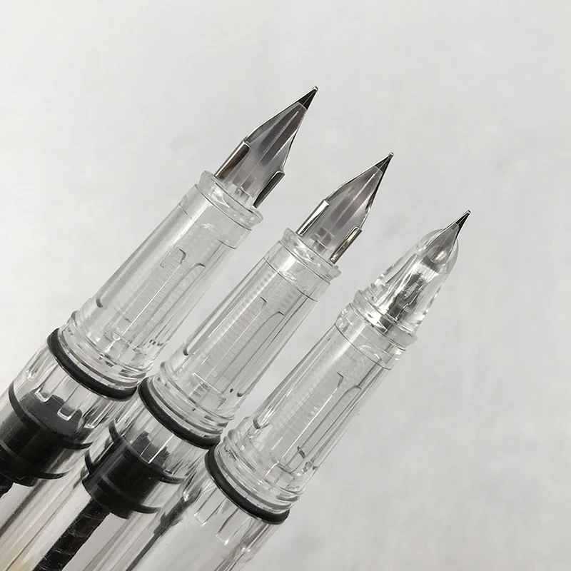 Lanbitou 1 шт. красная чернильная ручка прозрачная ажурная клипса студенческие ручки