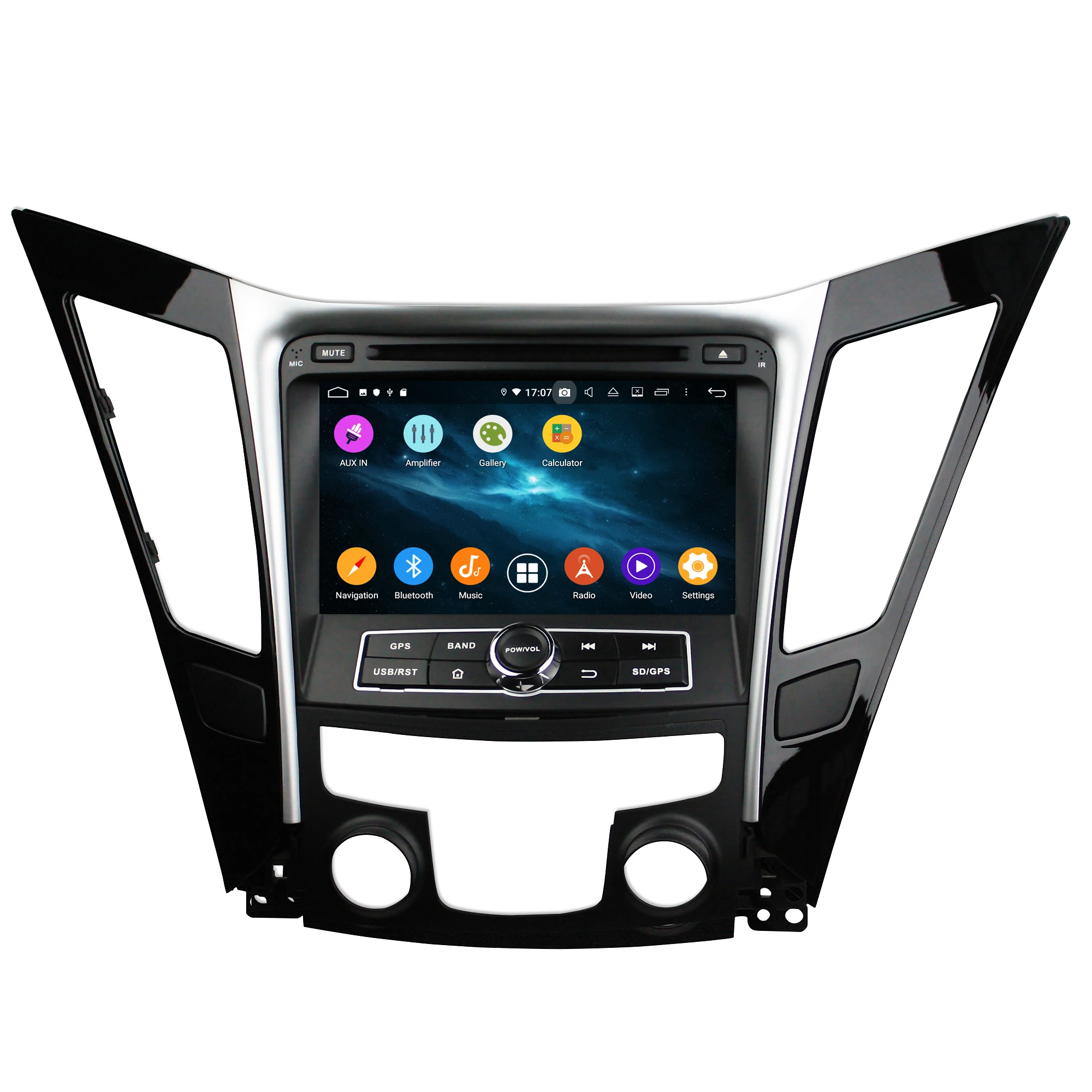 Автомобильный DVD-плеер PX6 8 дюймов Android 9 0 для Hyundai SONATA 2011-2013 мультимедийный плеер