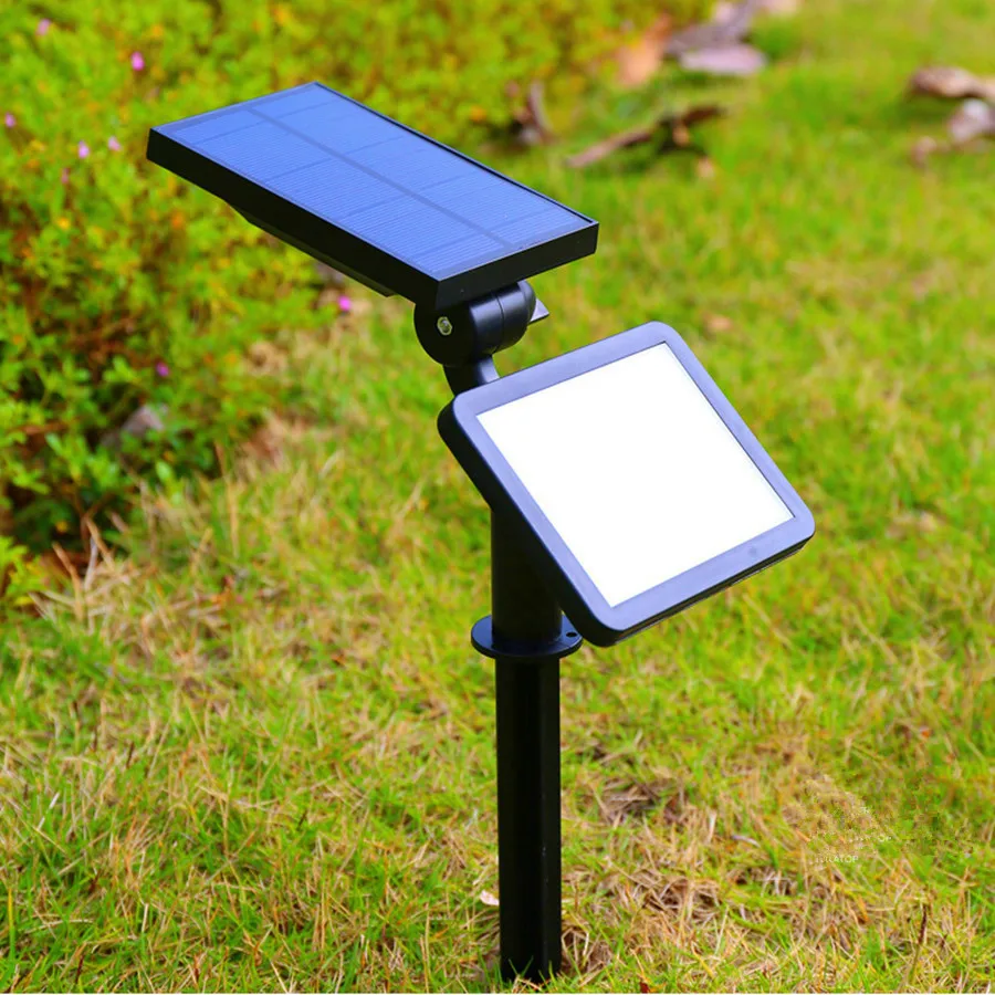 

Hot Garden Light Tuinverlichting Solar Lamp for Garden 48LED 960LM Lawn Multi-angle Adjustment Panel for Outdoor Lighting