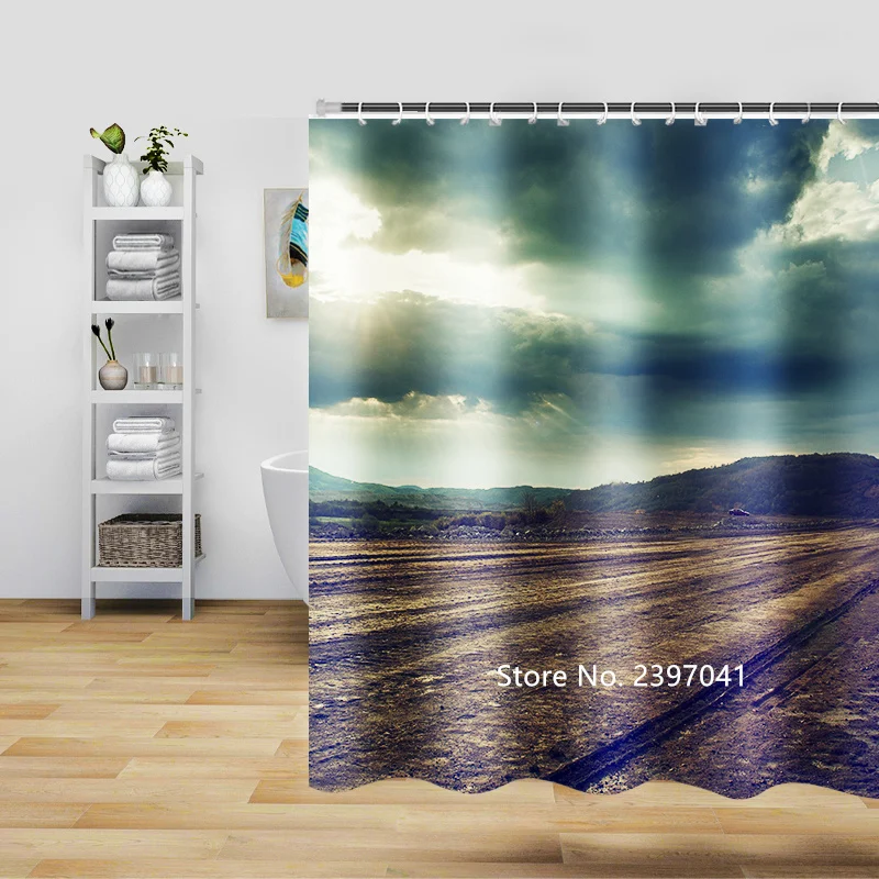 

Home Decoration New Blue Starry Sky Starry Sky Lovers Shower Curtain Can Be Water Shower Curtain Toilet Shower Lover Gift