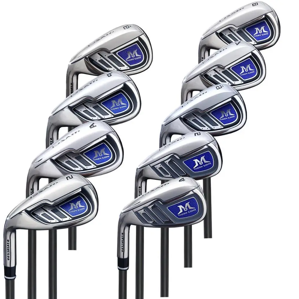 Мазель клюшки для гольфа Железный набор клюшек 4-SW 9 штук гибкий обычный левша