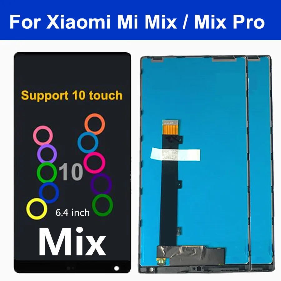 ЖК-экран 6 4 дюйма для xiaomi Mi Mix /Mi Pro версия 18k + дигитайзер сенсорной панели рамка Xiaomi