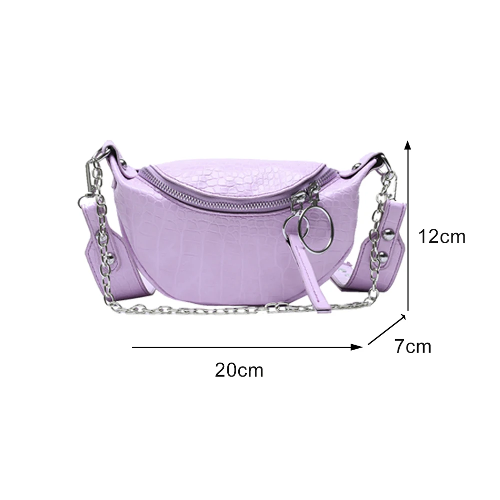 

Hot Sale Stone Pattern Handbags Skillful Women Leather Fanny Waist Pack Serpentine Shoulder Crossbody Bags Money Pouch Chest Bag