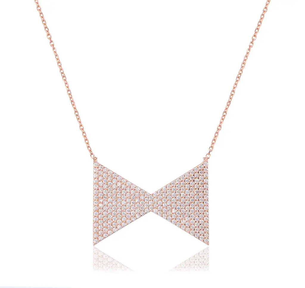 

Bow Silver Necklace
