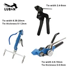 Пистолет для кабельных стяжек из нержавеющей стали кабельная стяжка на молнии плоскогубцы инструмент для натяжения спускового крючка с резаком