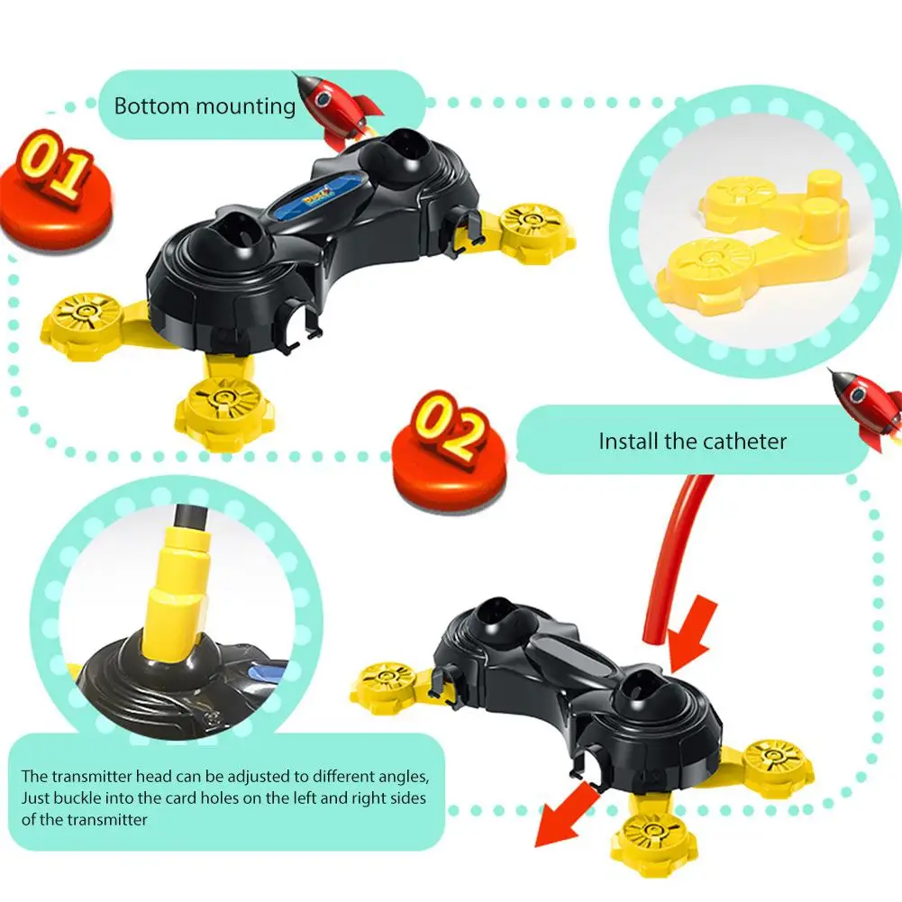 Детская педаль для игр на открытом воздухе EVA ракетная пусковая установка