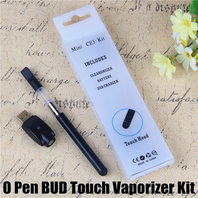1 шт бутон сенсорный КБР CE3 блистер комплект с 280 мАч O ручка автоматическая батарея CE3 жидкий картридж электронная сигарета Vape ручка испаритель комплект