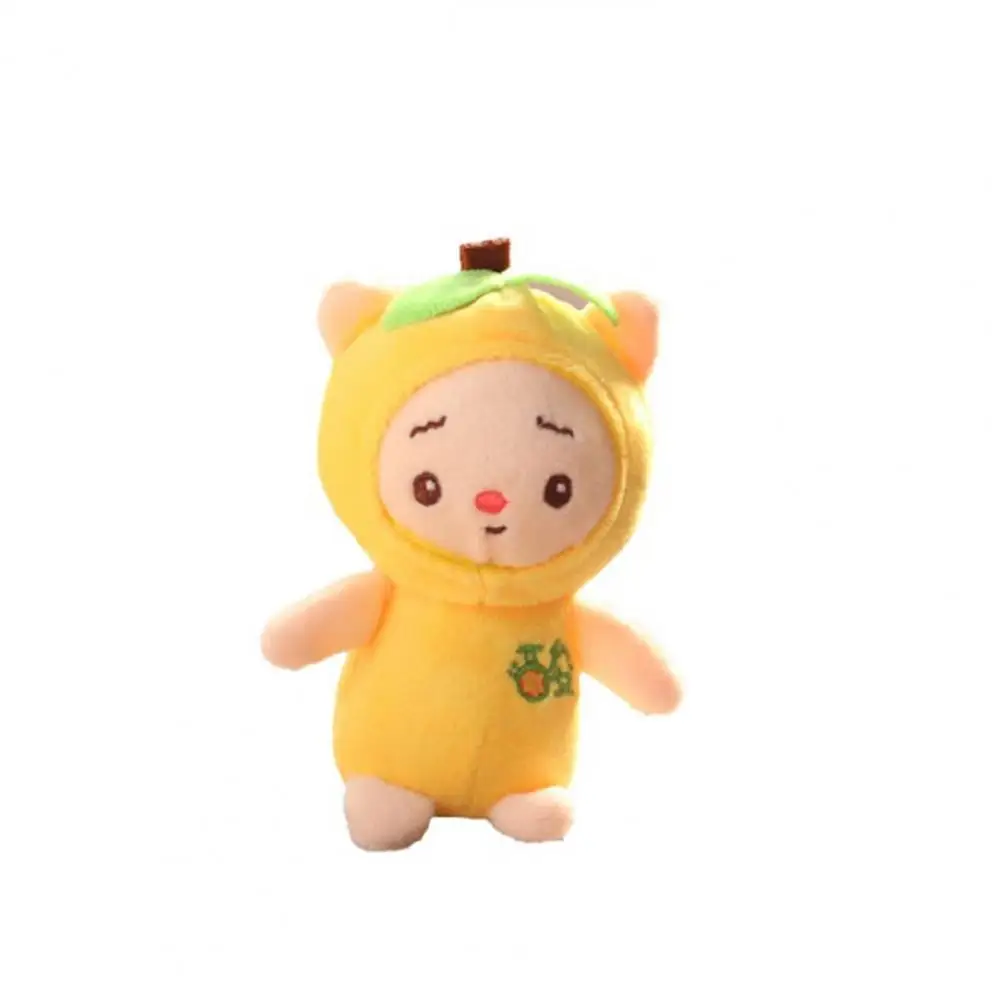 

Plush Pendant Cute Skin-Friendly Lightweight Women Girls Sweetheart Fruit Keychain for Gift 2021 New