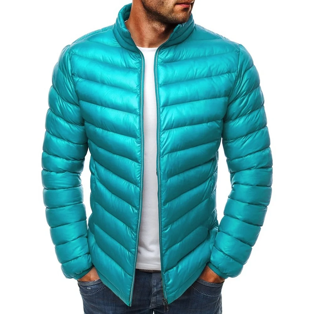 ZOGAA Men's Parka 2019 Winter Warm Jackets Cotton Padded Casual Puffer Coats Zipper Slim Hot Sale Plus Size High Street | Мужская