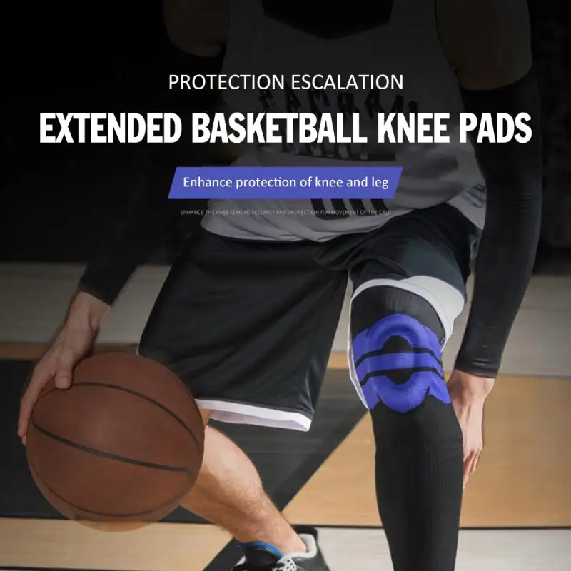 Football Basketball Leg Knee Long Sleeve Protector Gear Soccer Legwarmer Compression Shin Guard Calf Pads | Спорт и развлечения