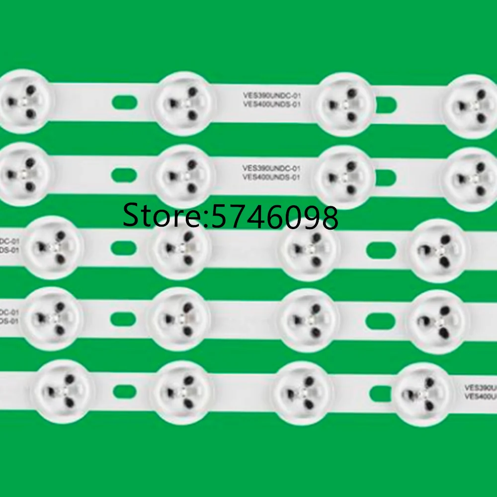 NEW LED backlight strip For 40&quot NDV REV1.0 ABC 39PF3025D 40L1333DB P40LED13 VES390UNDC-01 VES400UNDC-01 VES400UNDS-02 03 | Мобильные