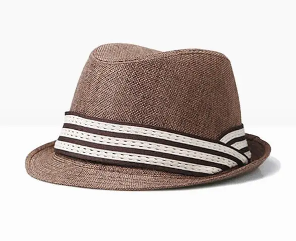 Летние унисекс на открытом воздухе шляпа, Панама для защиты от солнца, хлопок, однотонную ленточку пляжная шляпа