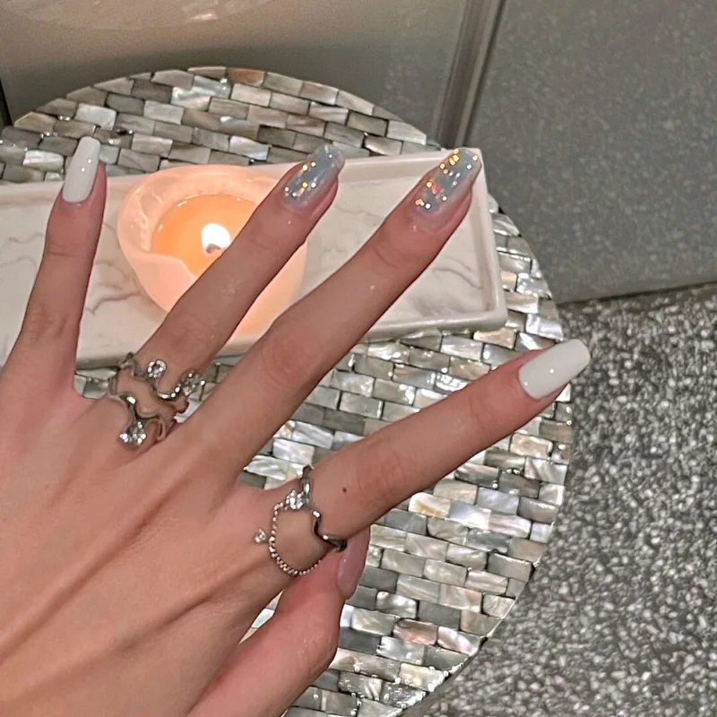 

High Quality Ladies Light Luxury Adjustable Opening Fashion Ring Chic Simple Fancy Wave Style Rings for Women Wholesale