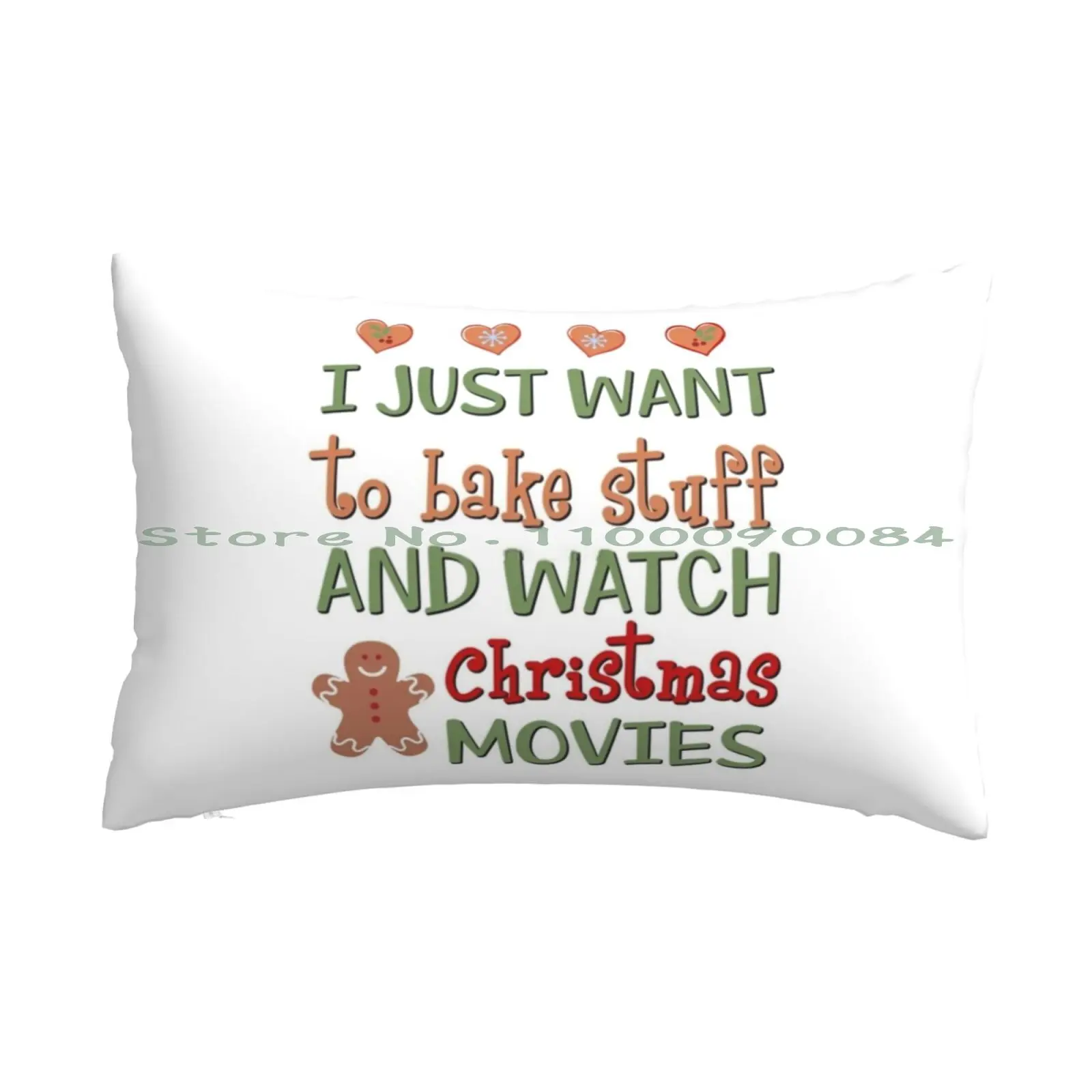 

Чехол-Подушка с надписью «испечь и смотреть фильмы», 20x30, 50*75, диван, спальня, просто хочу испечь вещи и смотреть рождественские фильмы, цитат...