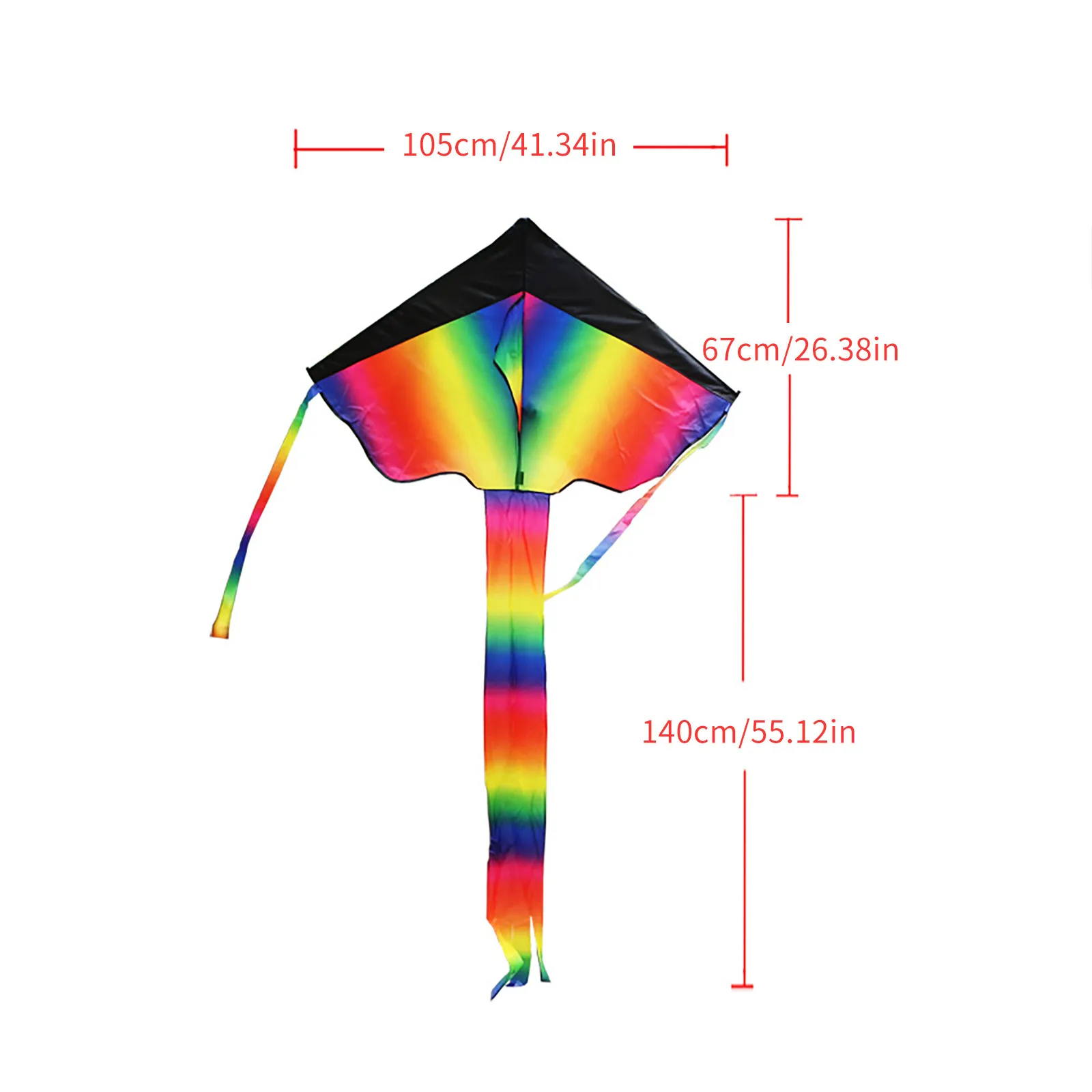 

Rainbow Kite Easy To Fly Huge Kites For Kids And Adults With 328 Ft Kite String Weatherproof Beach Kite Perfect For Beginners