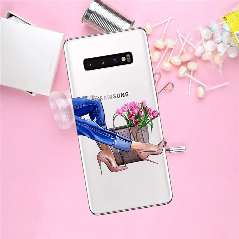 1722 Для девушек, для женщин, для Samsung Galaxy S6 S7 край S8 S9 S10 Plus Note 8, 9, 10, M10 M20 M30 Plus pro чехол для телефона чехол Чехол-футляр - Цвет: 1722